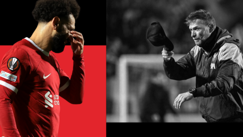 Mohamed Salah and Jurgen Klopp