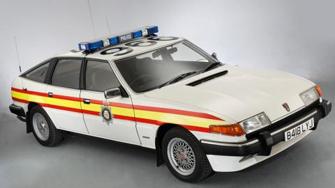 1984 Rover SD1 Police patrol car.