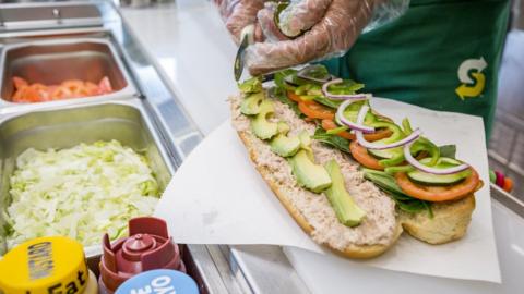 Subway sandwich shop