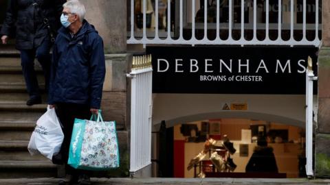 Man outside Browns of Chester