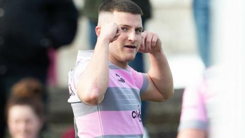 Partick Thistle's Aidan Fitzpatrick celebrates