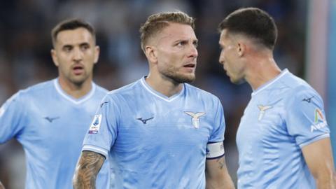 Lazio captain Ciro Immobile