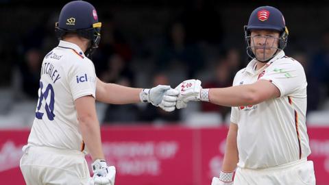 Matt Critchley and Adam Rossington shared a century partnership