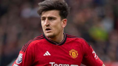 Harry Maguire in action for Manchester United