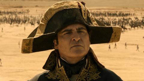 Joaquin Phoenix playing Napoleon