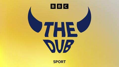 The Dub logo on a yellow background