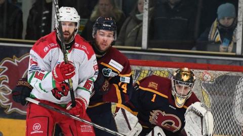 Cardiff Devils Brandon Alderson at Guildford Flames