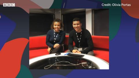 Image of two students at the BBC from BBC Careers collection