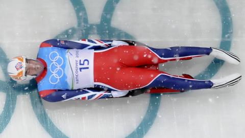 AJ Rosen competes for Great Britain in the 2010 Winter Olympics
