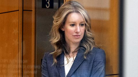 Elizabeth Holmes, founder and former CEO of Theranos, arrives for motion hearing on Monday, November 4, 2019, at the U.S. District Court House inside Robert F. Peckham Federal Building in San Jose, California