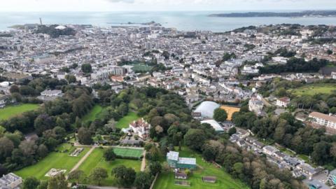 Overview of St Helier, Jersey