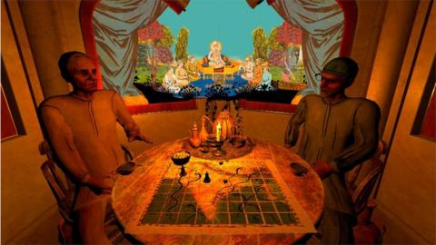 Virtual reality scene from Project Dastaan’s award-winning ‘Child of Empire’ film