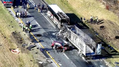Bus crash in Ohio