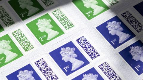 First and Second class stamps