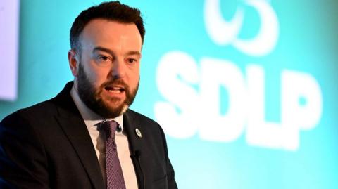 SDLP leader Colum Eastwood