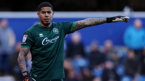 Middlesbrough goalkeeper Seny Dieng, pictured playing for Queen's Park Rangers