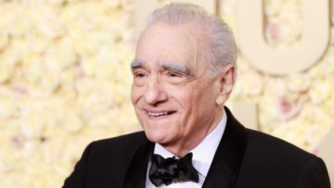 US film director Martin Scorsese arrives for the 81st annual Golden Globe Awards at The Beverly Hilton hotel in Beverly Hills, California, on January 7, 2024