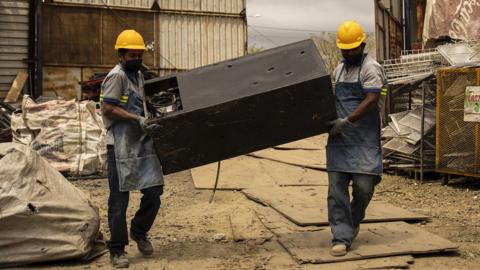 Workers in Guatemala City