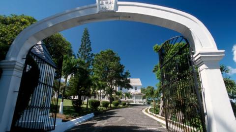 Governor General's house in Castries, St. Lucia