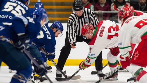 Cardiff Devils against Nomad Astana