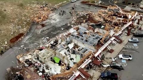 Tornado damage