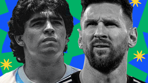 Diego Maradona and Lionel Messi stats compared