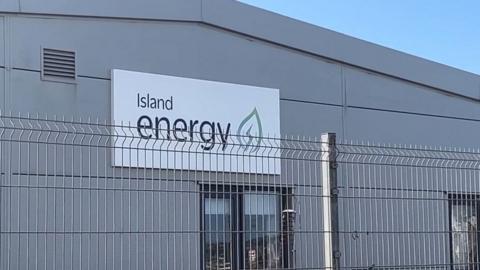 Island Energy sign