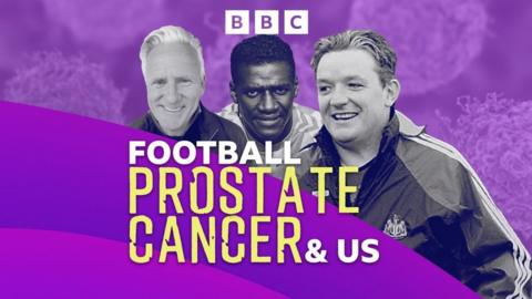 football, prostate cancer and us graphic
