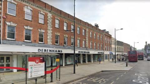 The former Debenhams site on Blue Boar Row