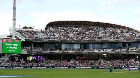 Lord's cricket ground, hosting a match in the women's Hundred