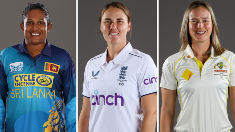 Chamari Athapaththu, Nat Sciver-Brunt, Ellyse Perry