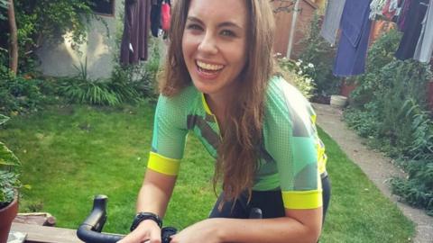 Meredith, a keen cyclist, says she's had Covid-19 symptoms since April