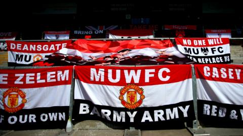 Manchester United flags