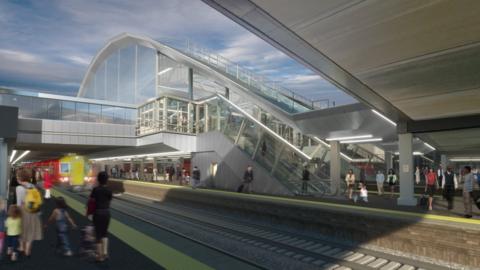 How Gatwick’s new station will look after it has been redeveloped