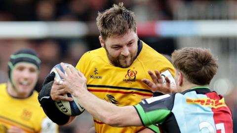 Iain Henderson in action against Harlequins
