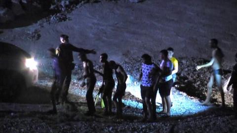Migrants arrive in Ceuta