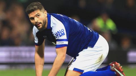Sam Morsy of Ipswich Town reacts against Watford