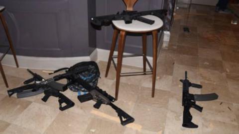Guns found in room at Mandalay Bay hotel