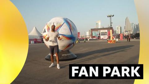 Inside the World Cup fan park