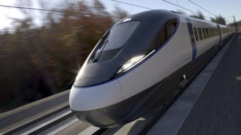 A high speed train