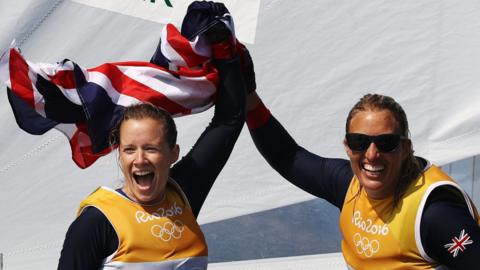 Hannah Mills and Saskia Clark won gold for TeamGB at Rio 2016