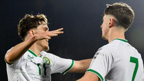 Rocco Vata scored a hat-trick for Republic of Ireland