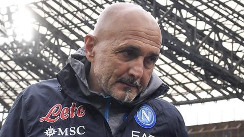 Luciano Spalletti during his spell as Napoli manager