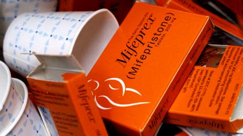 Boxes of mifepristone