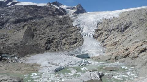 Schlatenkees glacier in 2022