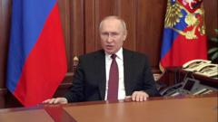 Путін оголошує про вторгнення в Україну