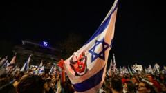 Демонстрация против Нетаньяху
