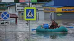 в уссурийске прорвало дамбу