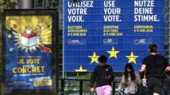 Билборд о выборах в Европарламент