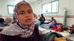 حرب غزة: أطفال يموتون بسبب سوء التغذية في مستشفى شمال غزة